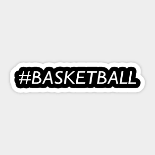 Hashtag basketball Sticker